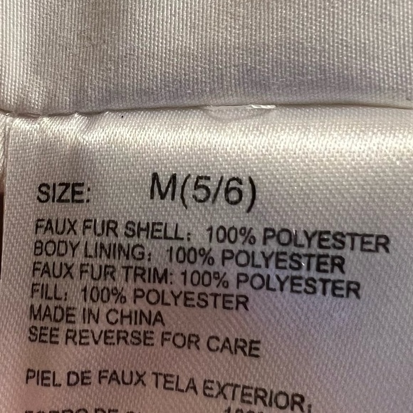 THE SOFTEST most gorgeous, little girl coat ever! Quality by Rothschild - Picture 6 of 7